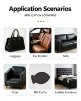 Vente en gros usine : Autocollant en cuir semi-PU auto-adhésif de 0,8 mm, patch de réparation écologique pour canapé, meubles, intérieur de voiture, bagages