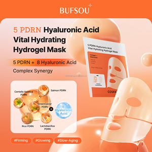 Mascarilla de Hidrogel Hidratante Vital con Ácido Hialurónico PDRN, Mascarilla Facial de Hidrogel Nocturna para una Piel Radiante con ADN de Salmón - Product Image 2
