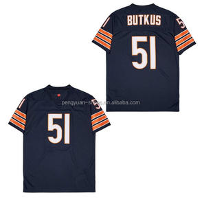 Meilleure qualité # 34 Walter <span class=keywords><strong>Payton</strong></span> # 54 Brian Urlacher # 9 Jim McMahon # Maillot de football américain rétro de Gale Sayers n° 40 - Product Image 2