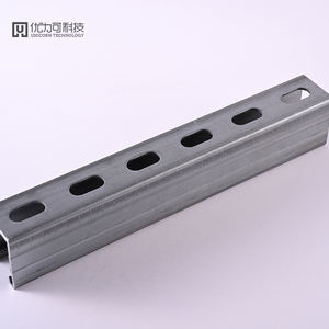 פלדה בצורת <span class=keywords><strong>C</strong></span> מסוג יוניסטרט, מגנזיום-אבץ-אלומיניום, להתקנה תעשייתית בבנייה סיטונאית - Product Image 2