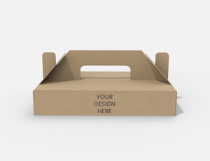 Boîtes à donuts et à gâteaux à étages personnalisées haut de gamme, portables, avec finition mate en carton ondulé - Product Image 4