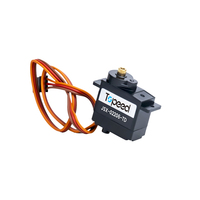 Mini servo RC à large plage de tension 3V-8.4V, 14g, 0.1s, engrenage métallique, moteur PWM 2.3kg pour drone FPV, jouet RC AI