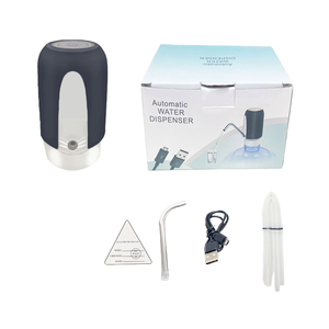 <strong>New</strong> Mini Electric Pump <strong>Water</strong> <strong>Dispenser</strong> Rechargeable Portable Bottle <strong>Dispenser</strong> for Office Dormitory Plastic Cold Hotels - Product Image 4