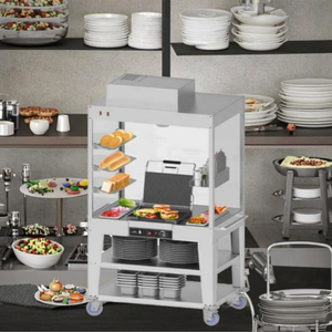 Station mobile de service de panini d'équipement de cuisine commerciale de fournisseur professionnel pour l'usage de restaurant et de cuisine pour la <span class=keywords><strong>Russie</strong></span> - Product Image 3