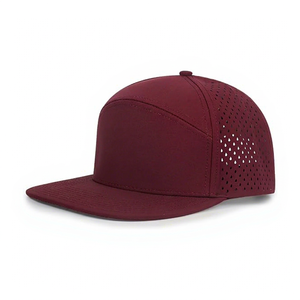 Casquette de golf INJAE VINA pour femme, personnalisable, résistante à l'eau, perforée, respirante, à visière plate, 7 panneaux, style snapback - Product Image 1
