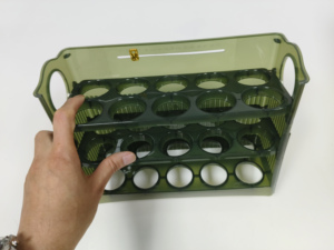 3-tầng xoay tủ lạnh trứng container chủ lật tính năng cho tủ lạnh nhà bếp Countertop tươi lưu trữ tổ chức máy - Product Image 5