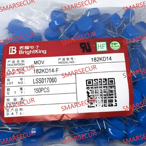 วาริสเตอร์ 182KD14-F 14D182K 1800V 4.5KA MOV แบบดิสก์ 14 มม. วาริสเตอร์โลหะออกไซด์ 14D182 - Product Image 3