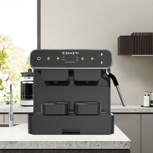 SEAVER Venta al por mayor Semi Comercial <span class=keywords><strong>Espresso</strong></span> Cápsula Máquinas de café 2 Grupo con agua caliente y vapor - Product Image 6