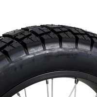 Set Roda Motor Sepeda Berkualitas Tinggi, Velg Aluminium Depan dan Belakang 20 Inch, Ban Multi-Terrain 4.5 Fat dengan Ban Dalam.