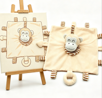 Couverture en peluche pour bébé faite sur mesure, jouet en peluche pour bébé, couverture pour bébé faite à la main, motifs de couverture en peluche, couvertures en peluche tête de singe
