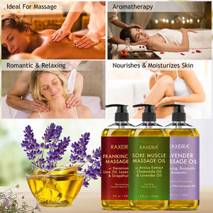 Private Label oli essenziali puri da massaggio per la cura della pelle <span class=keywords><strong>Spa</strong></span> sfuso olio da massaggio per il corpo olio essenziale per le donne - Product Image 2