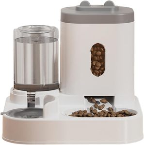 Wholesale Automatic Plastic Control <b>Cat</b> Food Dispenser Dog Water Fountain Pet <b>Feeder</b> - Product Image 1
