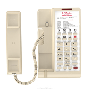 Nhựa hiện đại có dây điện thoại với người gọi ID nhà máy bán buôn cho nhà khách sạn Văn phòng điện thoại cố định sử dụng cho nhà khách sạn Văn phòng - Product Image 3
