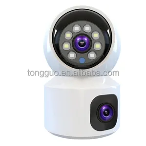 Casa Câmera cctv mini casa bebê segurança câmera sistema sem fio ao ar livre wifi luz solar segurança wifi Monitor