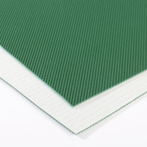 Le fabricant vend une bande transporteuse en <span class=keywords><strong>PVC</strong></span> à surface antidérapante texturée en diamant vert - Product Image 2