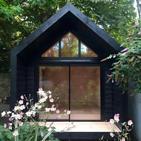 Sauna de vapor infrarrojo para exteriores de madera de cedro rojo/cicuta sólida eléctrica moderna con función de vapor húmedo para relajación de Villa