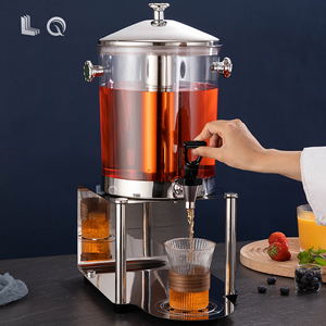 เครื่องทำน้ำเย็นแบบ8L ทำจากสเตนเลสสตีลสำหรับจัดเลี้ยงในโรงแรมตู้ทำเครื่องดื่มน้ำผลไม้ - Product Image 3