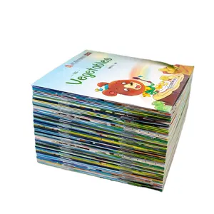 Softcover Anak-anak Cetak Buku Belajar Kata-kata Bahasa Inggris Buku Anak-anak Disesuaikan Desain Anda Buku untuk Anak