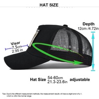 Casquette de camionneur OEM à 5 panneaux avec dos en maille, patch brodé uni et logo personnalisé