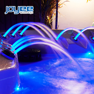 JOYEE Brand New Family Hydro Bath Whirlpools Acrylique Balboa <span class=keywords><strong>Spa</strong></span> <span class=keywords><strong>Piscine</strong></span> 5 Adultes Bain à remous <span class=keywords><strong>avec</strong></span> LED Corner Strip Light - Product Image 4