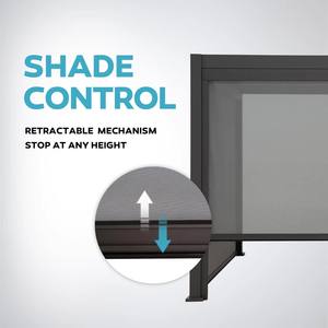 Rideaux d'ombrage extérieurs personnalisés, intelligents, <span class=keywords><strong>de</strong></span> style moderne, en bambou/polyester, à installation intégrée, pour villas en <span class=keywords><strong>bord</strong></span> <span class=keywords><strong>de</strong></span> <span class=keywords><strong>mer</strong></span> - Product Image 4