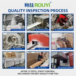 Produit en plastique durable pour finition intérieure, protection d'angle de mur en PVC, bordure décorative en PVC - Product Image 6