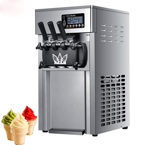 Máquina de helado suave de tres sabores, máquina para hacer helados suaves - Product Image 1