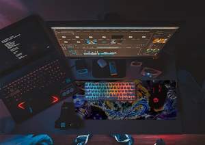 900*400 Großer Gaming Dämonentöter Anime Computer Gummisockel kompatibel Kimetsu No Yaiba Home Office langer Mausmatte - Product Image 4