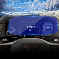Autocollants de voiture Carplay Digital Panel Protecteur d'écran en verre trempé Film de protection Accessoires de véhicule pour CUPRA Formentor 2023