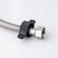 Tuyau flexible tressé en acier inoxydable FANSKI 14 mm 1/2 po femelle-femelle, connecteur moderne pour alimentation en eau de salle de bain