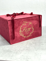 Boîtes cadeaux en velours magnétiques à couverture rigide, réutilisables, pliables, boîte de proposition pour demoiselle d'honneur pour mariage, boîtes cadeaux en daim à double porte