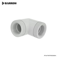 Adaptateur pivotant à double filetage interne Barrow G1/4 90° TWT90SSN pour connecteur de refroidissement liquide d'ordinateur