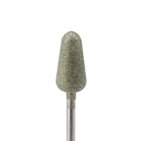 Embouts de ponçage diamantés pour podologie, forme poire, 3/32 pouces, pour cuticules, outils de manucure et pédicure pour ponceuse électrique