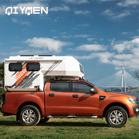 Lit pliant composite pour pick-up, boîte de camping coulissante, échelle pliante à 4 vérins, capacité de 2 personnes, léger pour camion Chevrolet Colorado