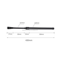 Antena táctica de alta ganancia de 15dBi con conector TNC 1,4G 1,2 Ghz 1500MHz Polarización vertical