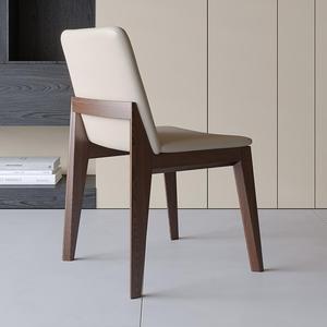 Chaises de salle à manger modernes en cuir rembourrées et inclinables, imperméables, pour la maison, le bureau, la salle de bain, durables, écologiques, meubles solides pour la maison - Product Image 6