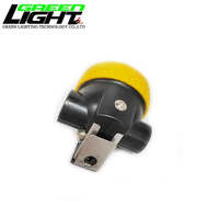 Lampe de mineur rechargeable de petite taille 2,6 Ah 5000 lux, lampe de casque de mineur, lumière de casque de mineur étanche IP68, phare de mine