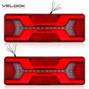 Feux arrière LED pour camion 12V 24V homologués ECE, feux arrière LED pour <span class=keywords><strong>remorque</strong></span>, camionnette, camion, feux de camion multifonctionnels - Product Image 1