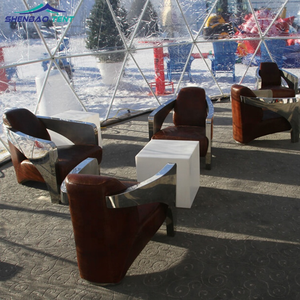 几何交叉<span class=keywords><strong>2</strong></span>人圆顶帐篷9米geo domo transparente house tente hloo transparente宿舍帐篷出售 - Product Image 3