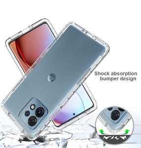 Coque de téléphone pour Motorola <span class=keywords><strong>Moto</strong></span> Edge Plus <span class=keywords><strong>2023</strong></span> personnalisée mode écologique Transparent Anti-chute antichoc TPU + PC coques de téléphone - Product Image 4
