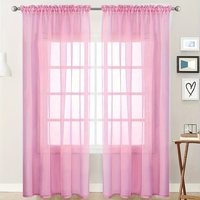 Rideaux en voile turc prêts à poser 100 x 250 cm, poche à tringle, luxe, blanc, transparent, rideau d'événement, certifié OEKO-TEX, occultant, isolant