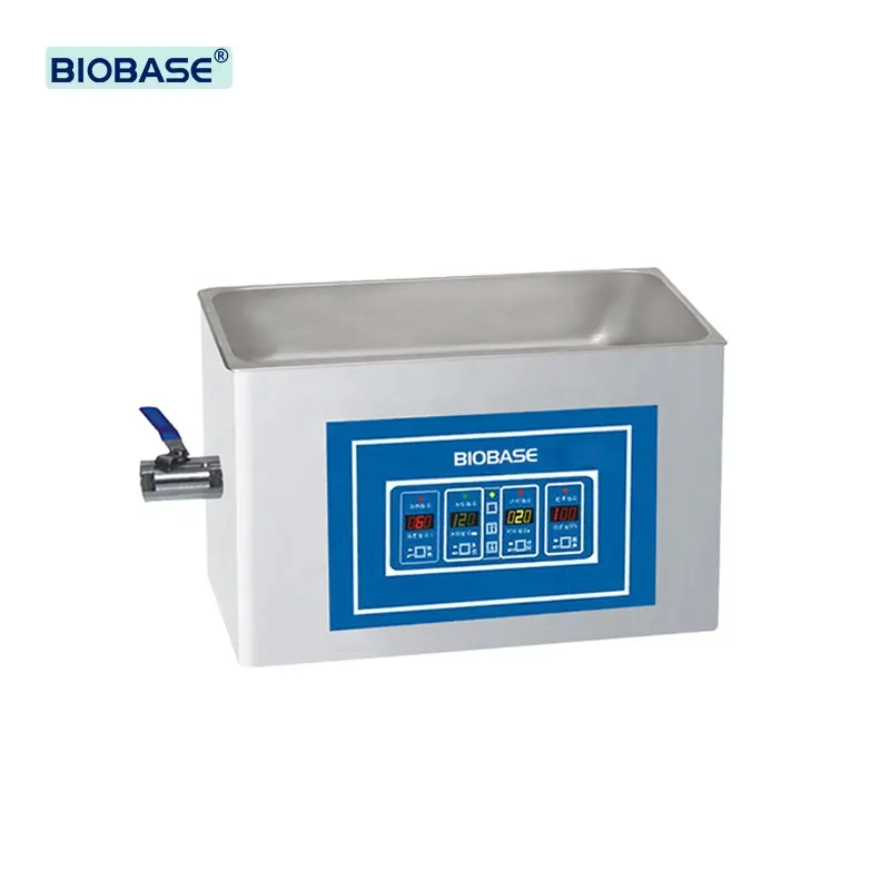 Limpiador ultrasónico ajustable doble grande Biobase Cleaner para laboratorio/Hospital