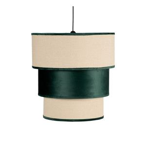 Lampadario a 3 luci E27 verde regolabile 37d, ideale per illuminare gli spazi e creare atmosfere accoglienti. - Product Image 1