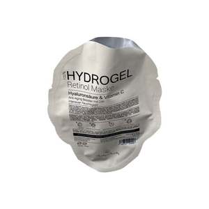 Sac en mylar avec imprimé personnalisé pour masque facial Pochette en plastique cosmétique de forme spéciale avec héliogravure fabriquée à partir de matériaux recyclés - Product Image 6