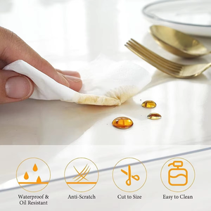 Película Protectora Transparente para Muebles de Mesa de Madera, Antiarañazos, Anti-quemaduras, de Alta Claridad, para Protección de Encimeras de Cocina - Product Image 6