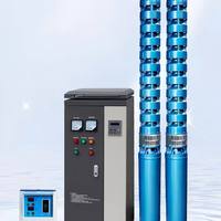 Pompe submersible pour puits profonds, moteur tout en cuivre, triphasé, haute levée, 250 m, grand débit, irrigation agricole, 380 V, pompe en fonte