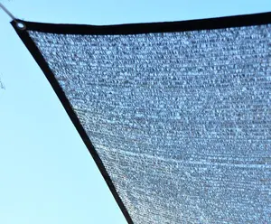 Rede de sombra de malha de alumínio tecido/pano de sombra de alumínio/rede de proteção solar para estacionamento de carros