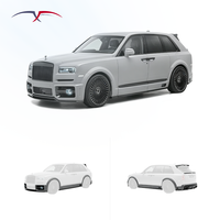 Kit carrosserie en fibre de carbone style UB personnalisé pour Rolls Royce Cullinan : pare-chocs, lèvre avant, jupes latérales, arches de roues, diffuseur arrière