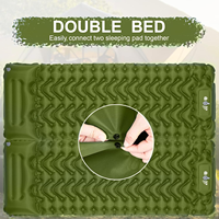 Matelas de camping gonflable ultraléger Feistel Compact en TPU avec pompe à pied intégrée