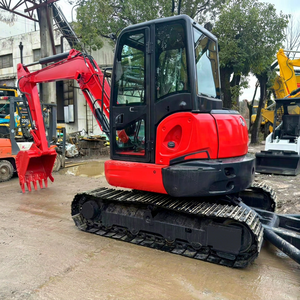 รถขุด KX155 ปี 2023 ใช้งานน้อย 5.5 ตัน กำลังเครื่องยนต์ 0.2 ลูกบาศก์เมตร ความจุบุ้งกี๋ 0.2 ลูกบาศก์เมตร ชิ้นส่วนไฮดรอลิก KYB สำหรับงานก่อสร้าง - Product Image 1